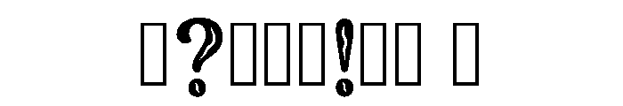 Kenai Regular Font OTHER CHARS