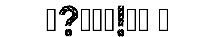 Kenia Regular Font OTHER CHARS