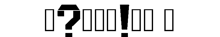 Kenny Regular Font OTHER CHARS