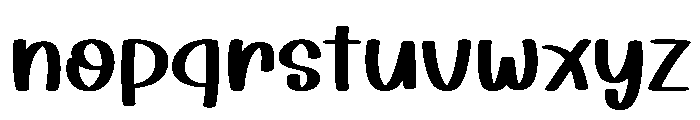 Kensler Font LOWERCASE
