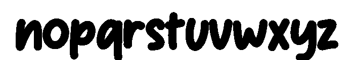 Kentos Font LOWERCASE