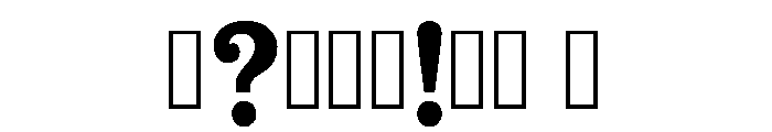 Kenya Regular Font OTHER CHARS