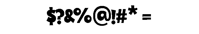 Kenzora-Regular Font OTHER CHARS