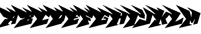 Kenzora-Regular Font UPPERCASE
