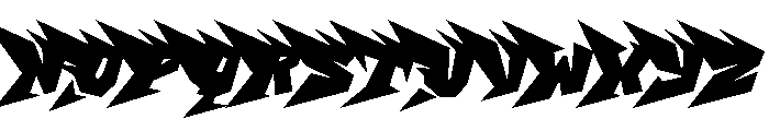 Kenzora-Regular Font UPPERCASE