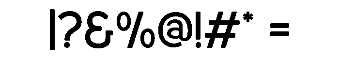 Kenzoria Regular Font OTHER CHARS