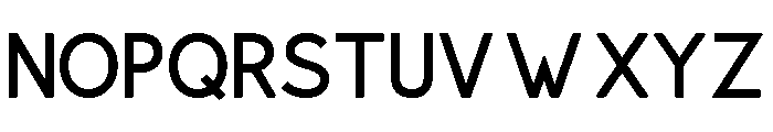 Kenzoria Regular Font UPPERCASE