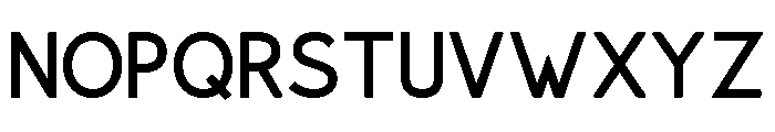 Kenzoria Regular Font LOWERCASE
