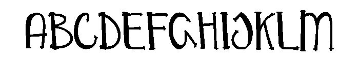 Kepang Western Font UPPERCASE