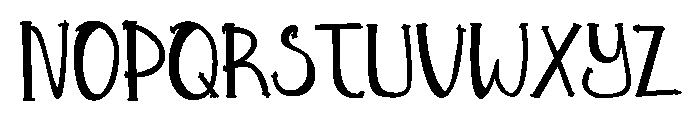 Kepang Western Font UPPERCASE