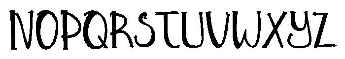 Kepang Western Font LOWERCASE