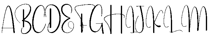Keratin Font UPPERCASE