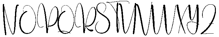 Keratin Font UPPERCASE