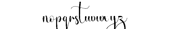 Keratin Font LOWERCASE