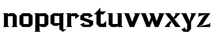 Kern Club Regular Font LOWERCASE