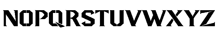 Kern Club Font UPPERCASE