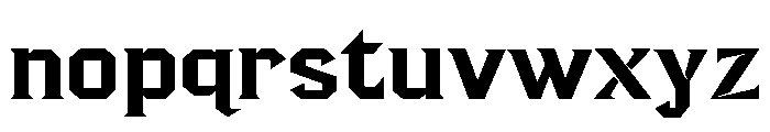 Kern Club Font LOWERCASE