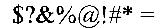 Kernova Serif Font OTHER CHARS