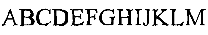 Kernova Serif Font UPPERCASE