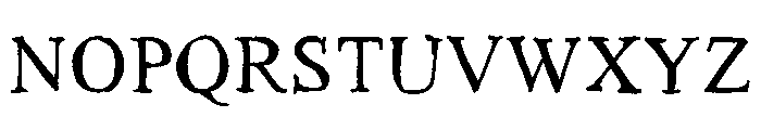 Kernova Serif Font UPPERCASE