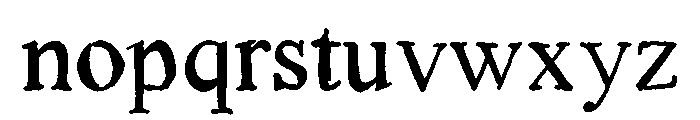 Kernova Serif Font LOWERCASE
