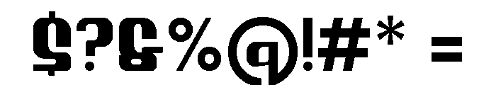 Kernoxa Regular Font OTHER CHARS