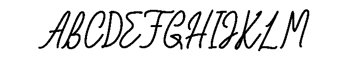 Kertang Font UPPERCASE
