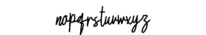 Kertang Font LOWERCASE