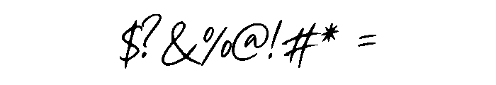 Kervano Regular Font OTHER CHARS
