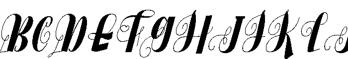 Kestya Font UPPERCASE