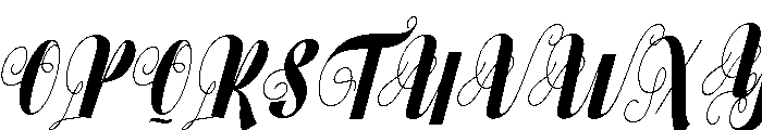 Kestya Font UPPERCASE