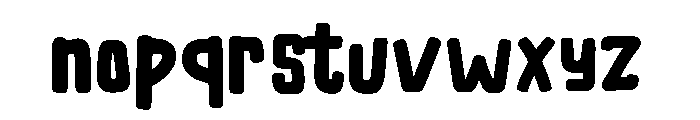 Ketchup Chicken Font LOWERCASE
