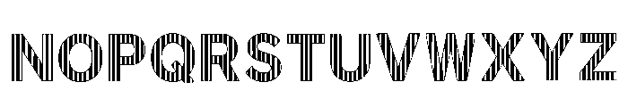 Kevan Regular Font UPPERCASE