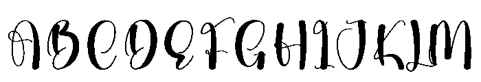 Keychain1 Font UPPERCASE