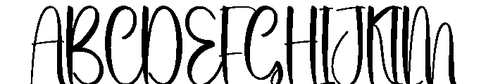 Keyhole Font UPPERCASE