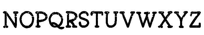 Keylock Vintage Regular Font LOWERCASE