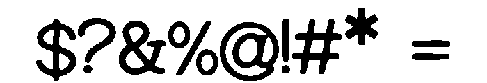 Keystrokes Font OTHER CHARS