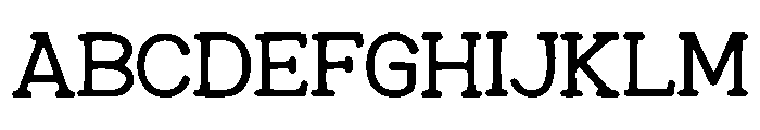 Keystrokes Font UPPERCASE