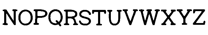 Keystrokes Font LOWERCASE