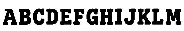 Keziah Regular Font UPPERCASE