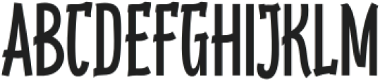 KEBROON-Regular otf (400) Font UPPERCASE