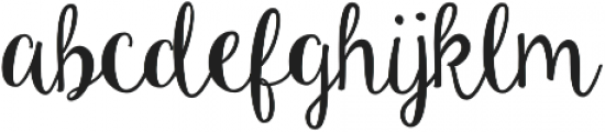 Ke Aloha Regular otf (400) Font LOWERCASE