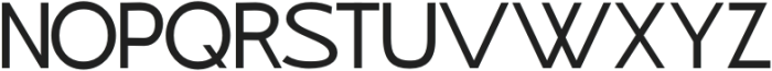 Keager Regular otf (400) Font UPPERCASE