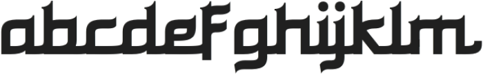 Kebagh-Regular otf (400) Font LOWERCASE