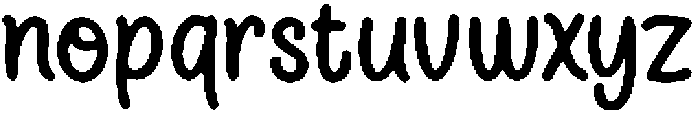 Kebuqu ttf (400) Font LOWERCASE