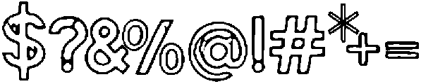 Kece ttf (400) Font OTHER CHARS