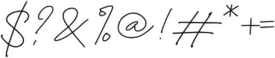 Kedira Signature otf (400) Font OTHER CHARS