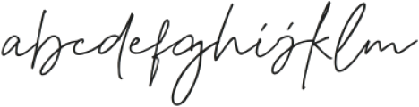 Kedira Signature otf (400) Font LOWERCASE