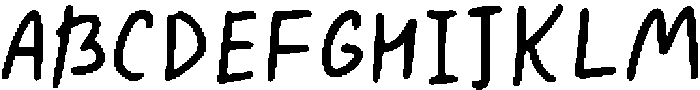 Keep Moving Regular otf (400) Font UPPERCASE