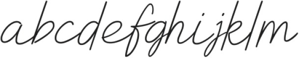 Kefi Script Light ttf (300) Font LOWERCASE